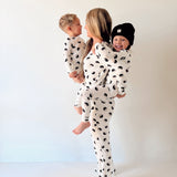 Black & White Yin Yang | Women's Bamboo Pajamas | Milk & Baby