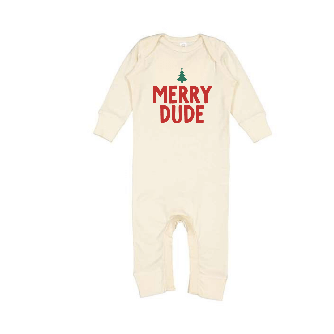 Merry Dude Tree Bodysuit | Milk & Baby