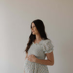 muslin dress Women's Short Sleeve Muslin Dress
