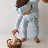 Blue Bows | Bamboo Head Wrap