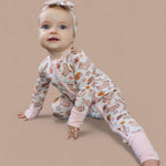 Flowers and Boots Dream Romper | Milk & Baby