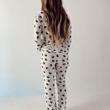Black & White Yin Yang | Women's Bamboo Pajamas | Milk & Baby