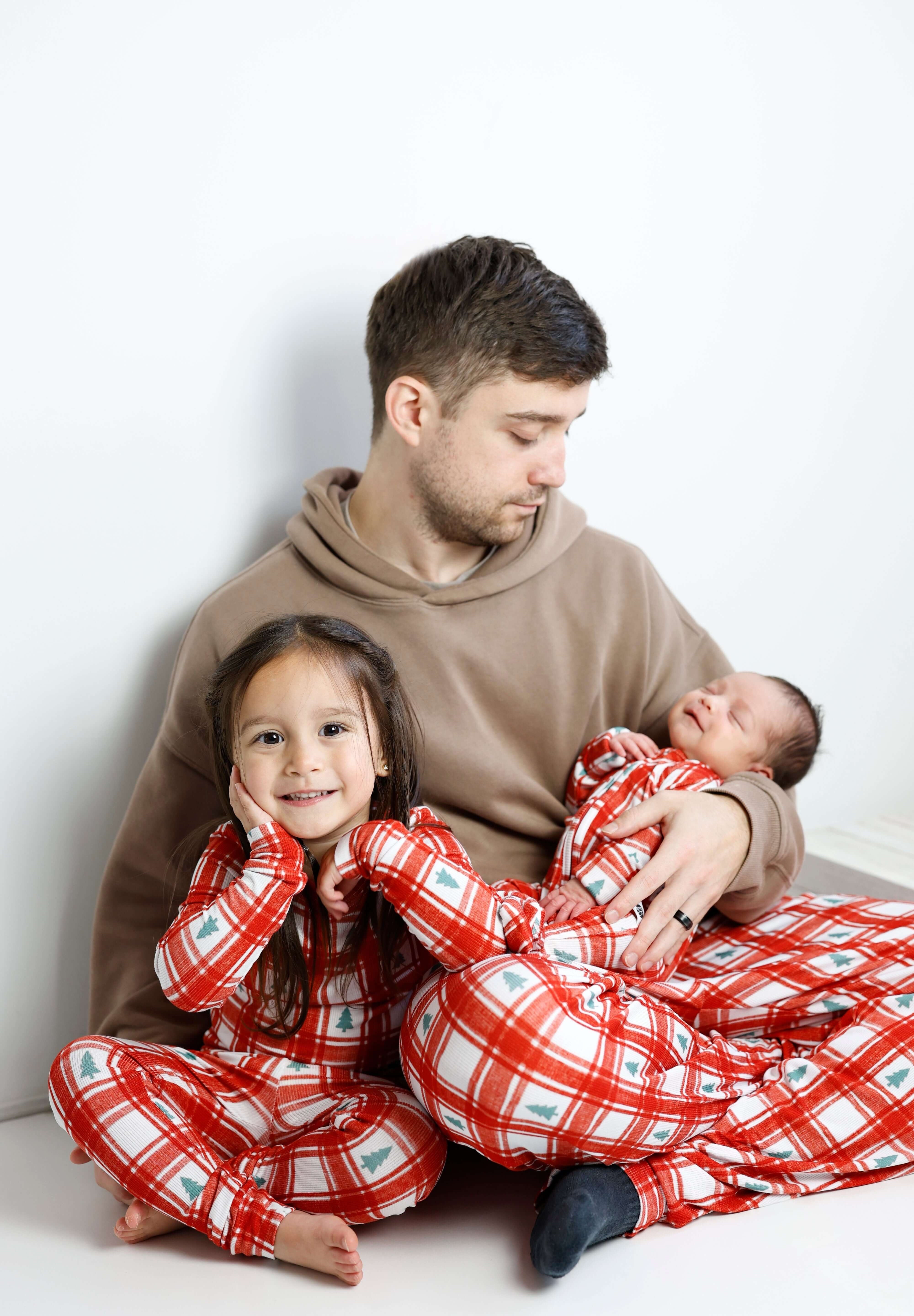 PLAID PINES | ZIP ROMPER | Milk & Baby