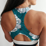 Crop Zip Up Breastfeeding Swimsuit Top