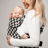 The Monarch Carrier - Ebony Check | Milk & Baby