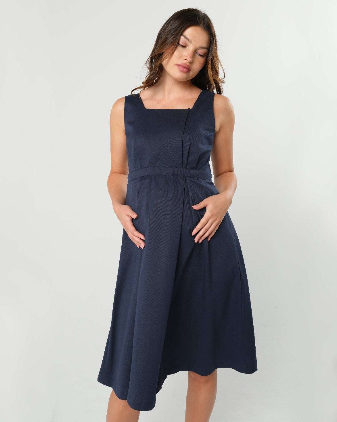 INTO THE BLUE Maternity & Nursing Dress | Milk & Baby