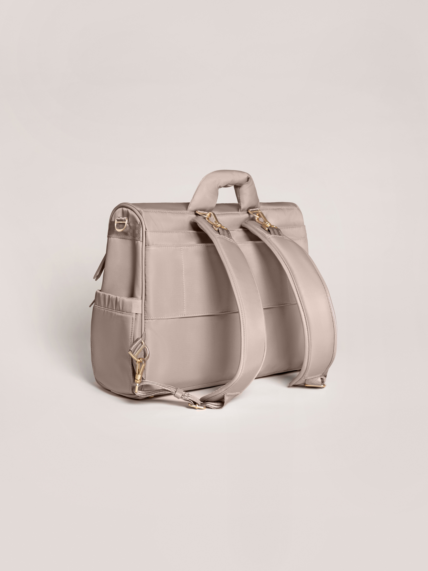 Satchel Diaper Bag - Taupe | Milk & Baby