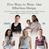 Baby K'tan Original Baby Carrier | Heather Grey