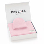 Luxe Collection 100% Organic Cotton Luxury Knit Baby Blanket + Hat Set | Milk & Baby
