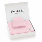 Luxe Collection 100% Organic Cotton Luxury Knit Baby Blanket + Hat Set | Milk & Baby