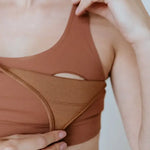 The Baby Mama Full Support Nursing Bra | Bare Down | Milk & Baby