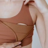 The Baby Mama Full Support Nursing Bra | Bare Down | Milk & Baby