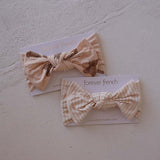 Sadie Stripe | Bamboo Head Wrap | Milk & Baby