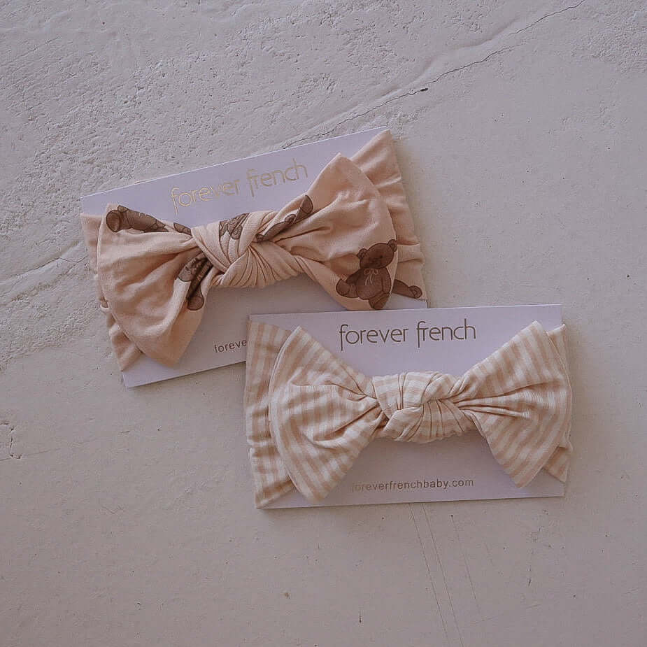 Sadie Stripe | Bamboo Head Wrap | Milk & Baby