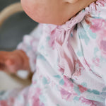 Emma Bow Romper Milk & Baby