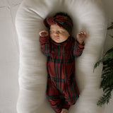 Christmas Plaid | Bamboo Zip Pajamas