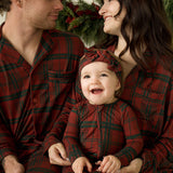 Christmas Plaid | Bamboo Zip Pajamas