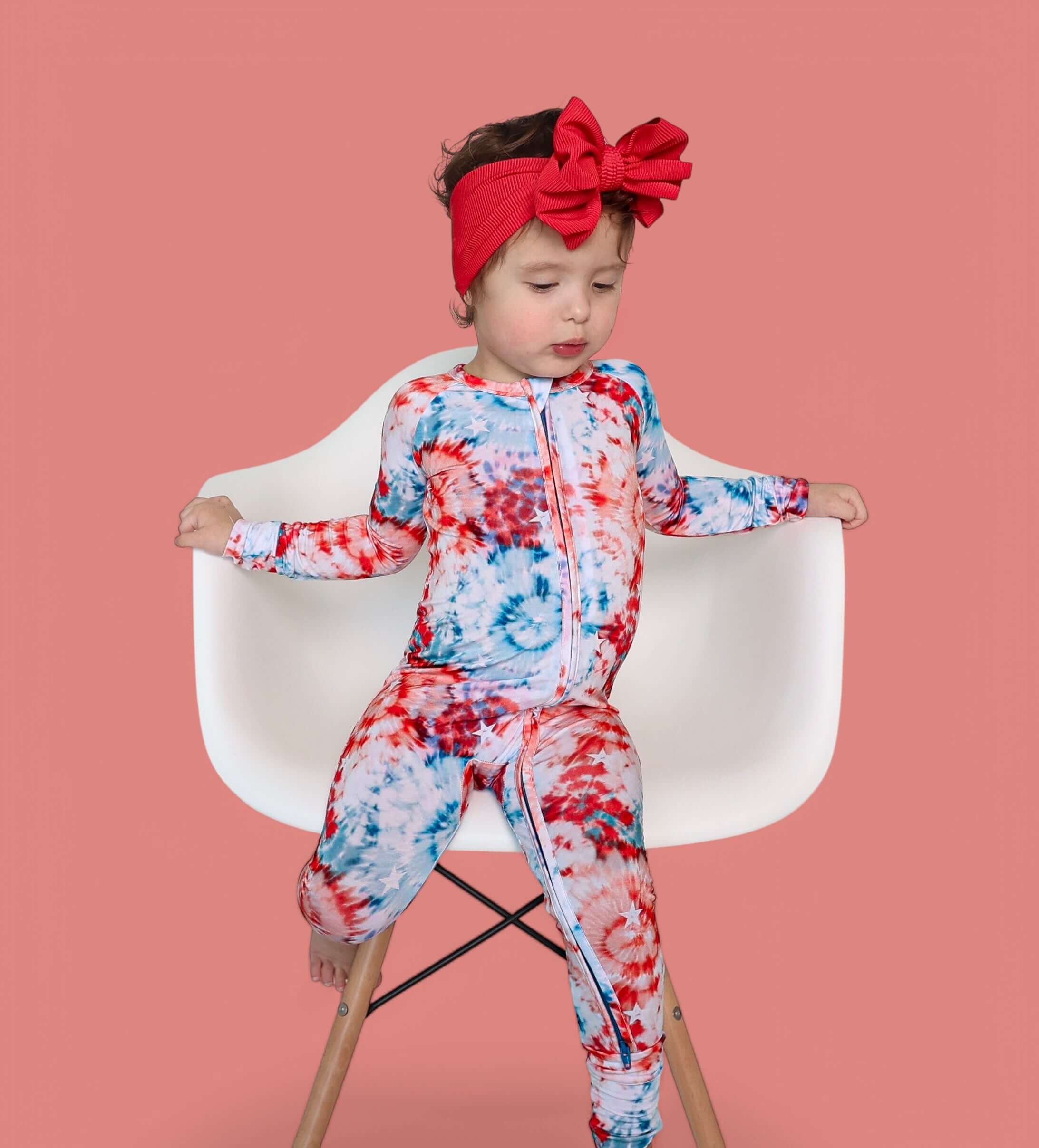Starry Tie Dye Dream Romper | Milk & Baby