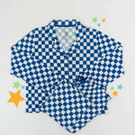 Navy Checkers Women’s Dream Set | Milk & Baby