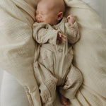 Silly Goose | Long Sleeve Muslin Romper | Milk & Baby