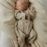 Silly Goose | Long Sleeve Muslin Romper | Milk & Baby