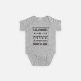 Eat At Moms Baby One Piece | Milk & Baby
