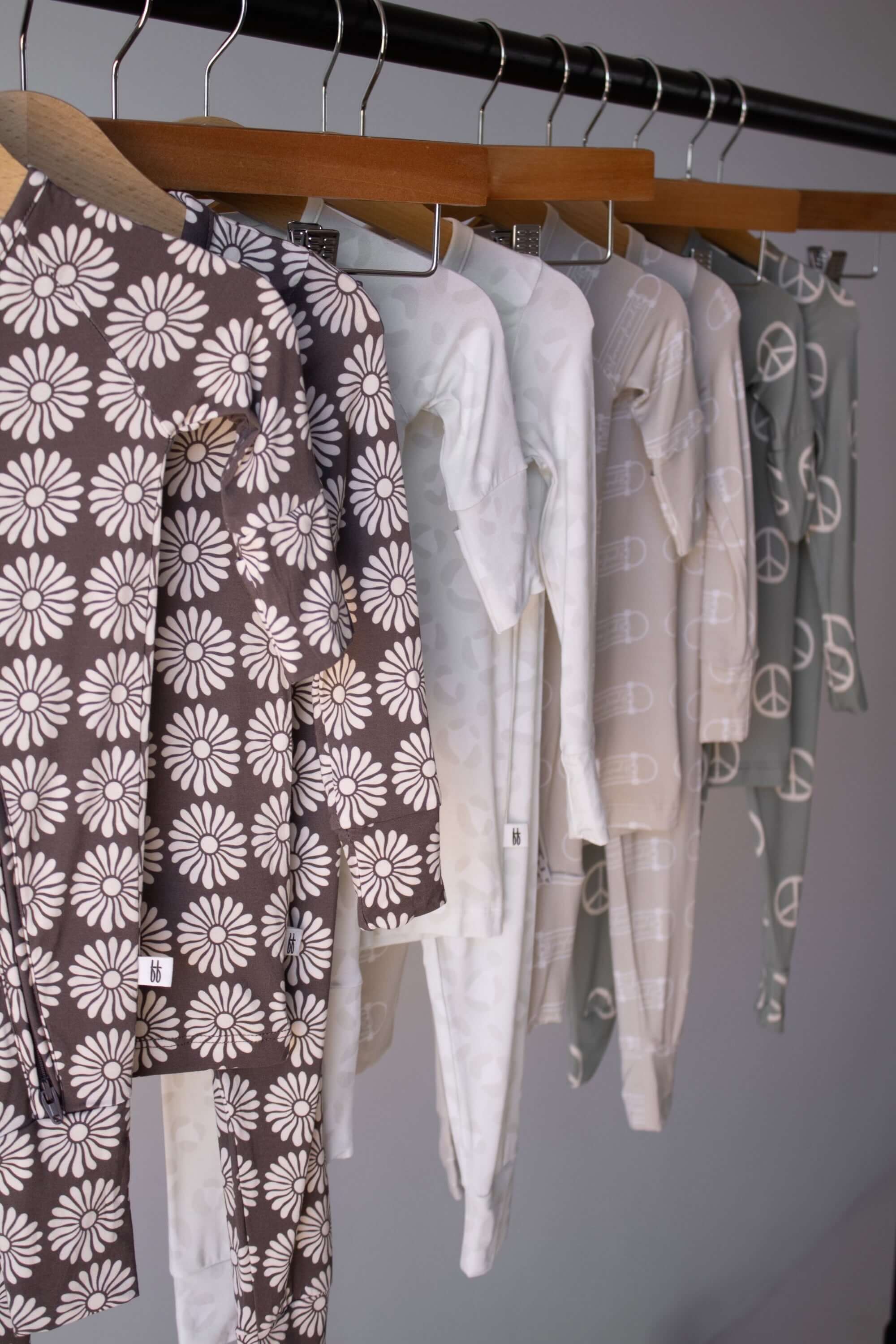 Meow | Bamboo Zip Pajamas | Milk & Baby