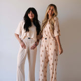 Sadie Stripe | Women's Boxy Tee Lounge Set