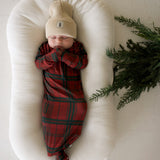 Christmas Plaid | Bamboo Knotted Gown