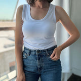 Everywhere Breastfeeding Tank Top | White