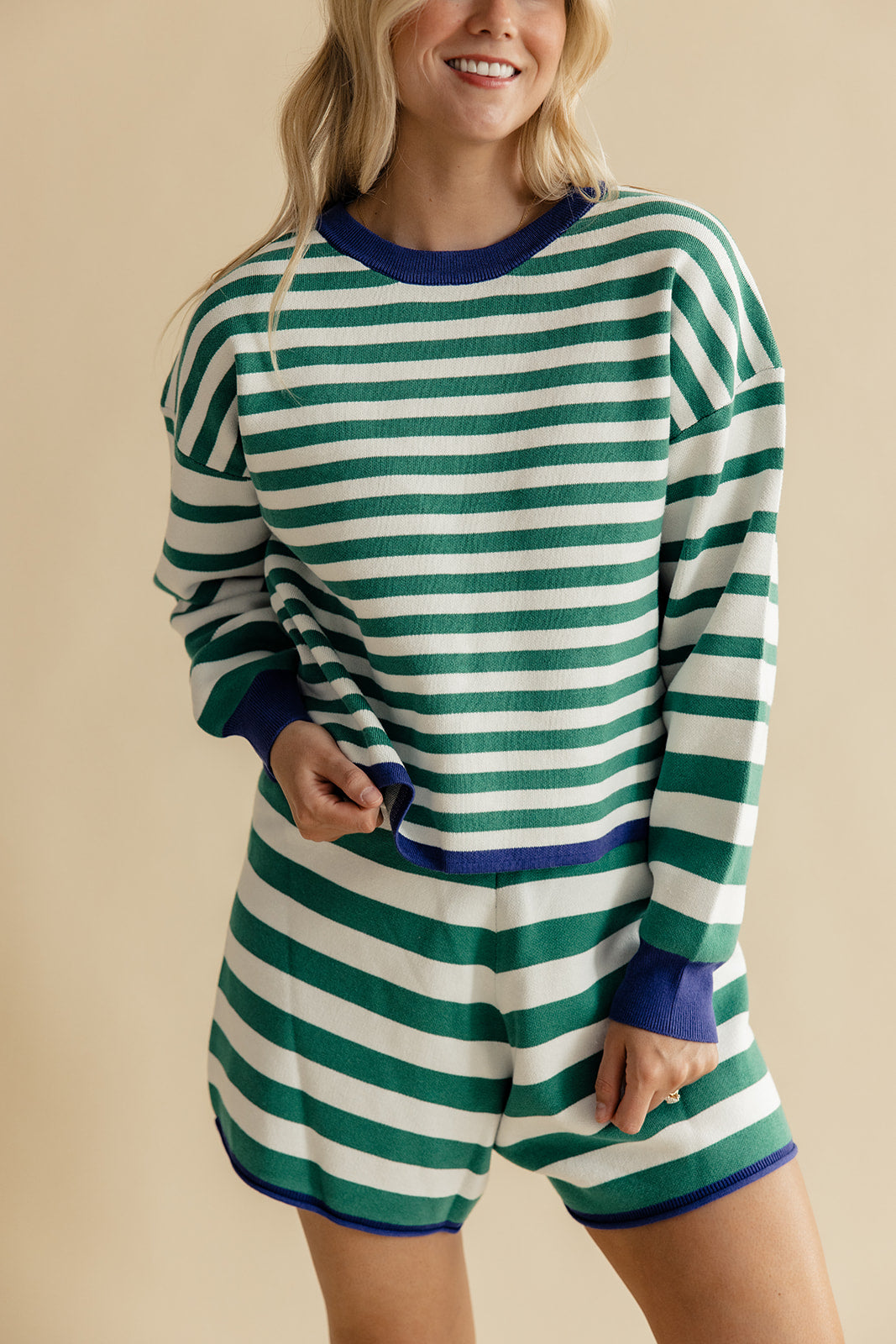 Nyla Striped Set | Milk & Baby