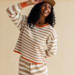 Nyla Striped Set | Milk & Baby