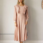 True Love’s Kiss Ruffled MOM Nursing Dress | Milk & Baby