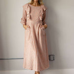 True Love’s Kiss Ruffled MOM Nursing Dress | Milk & Baby