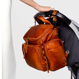 Caraa Baby Bag Large in Clay Nylon