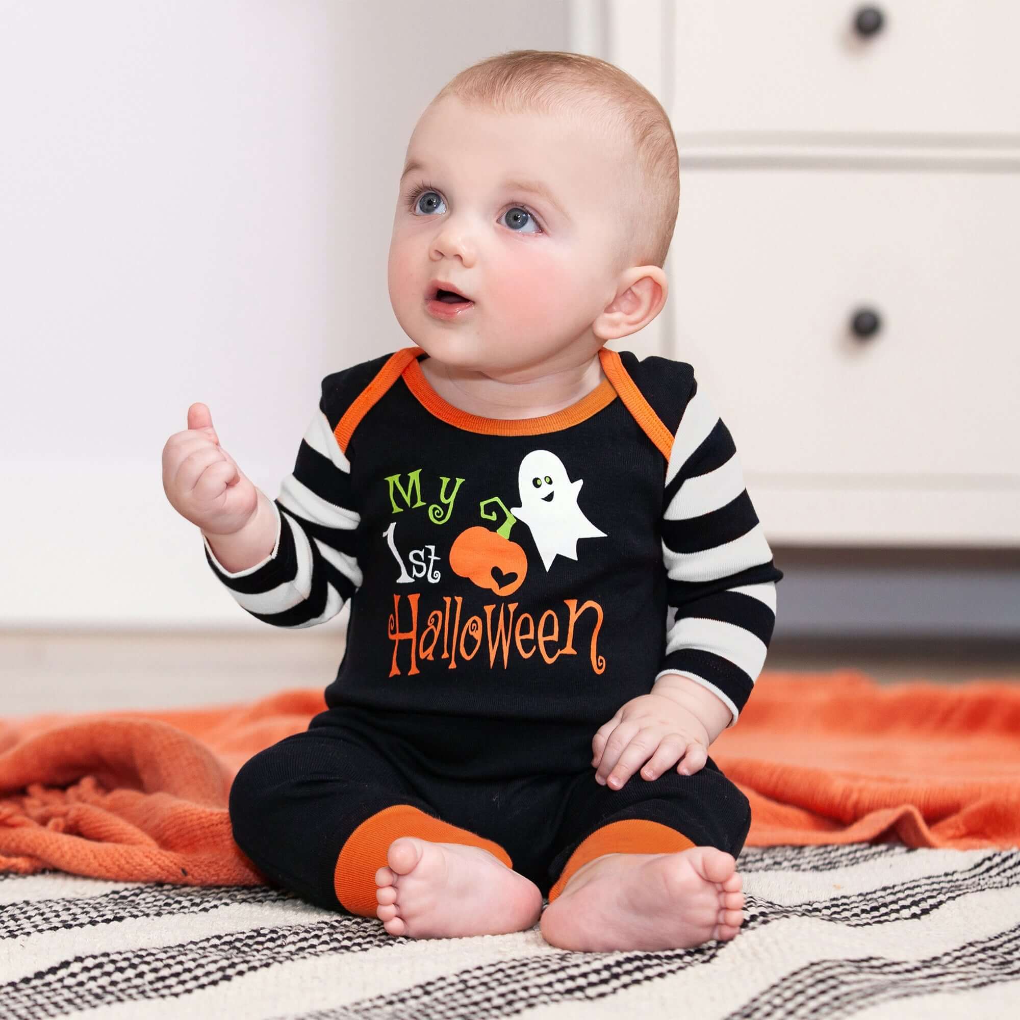 My First Halloween Soft Cotton Baby Romper | Milk & Baby