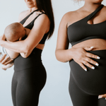 AXK CORE Cross Body Nursing Bra | Black | Milk & Baby