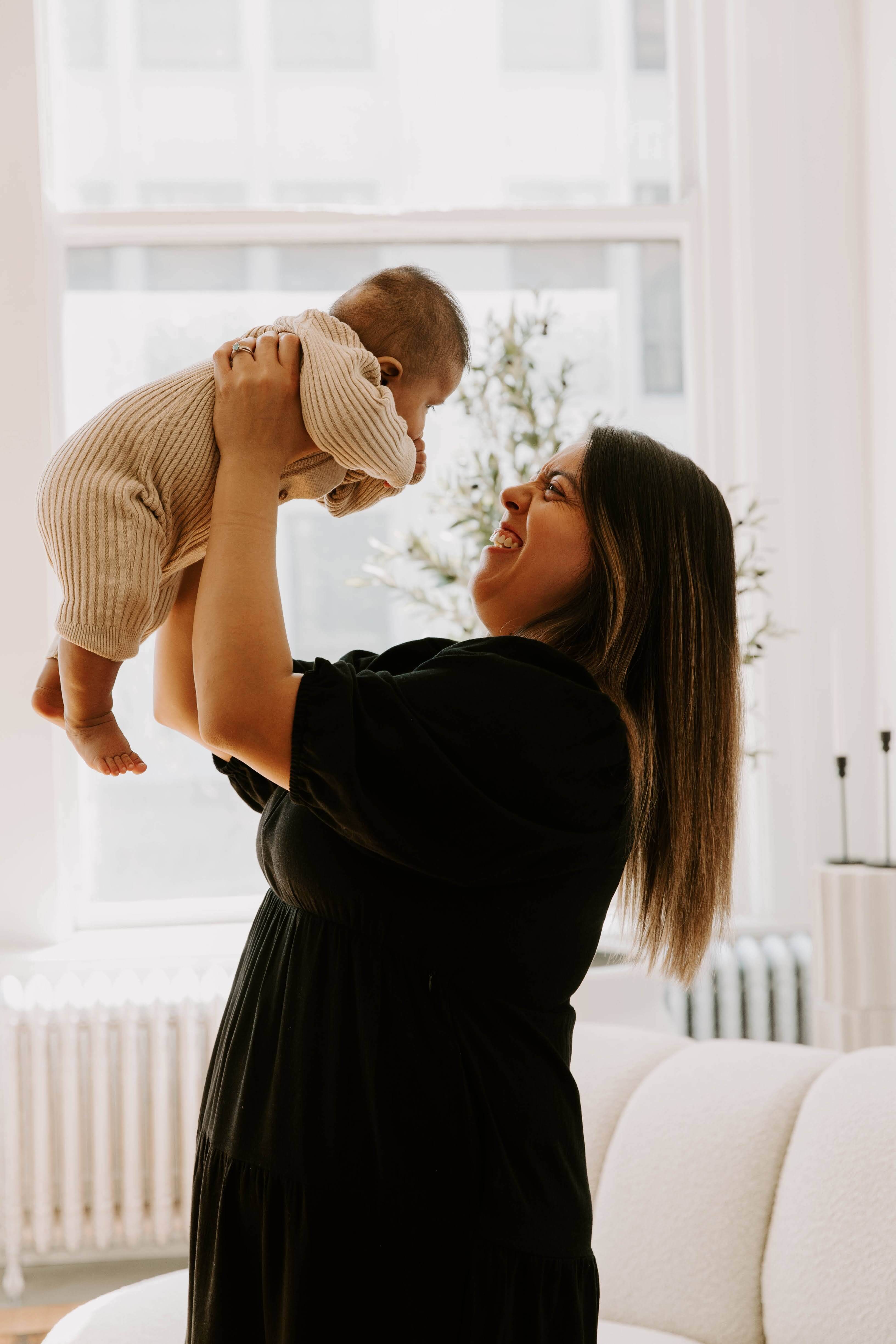 Tiered Breastfeeding Dress | Black | Milk & Baby