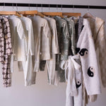 Cream Checkerboard | Adult Robe | Milk & Baby