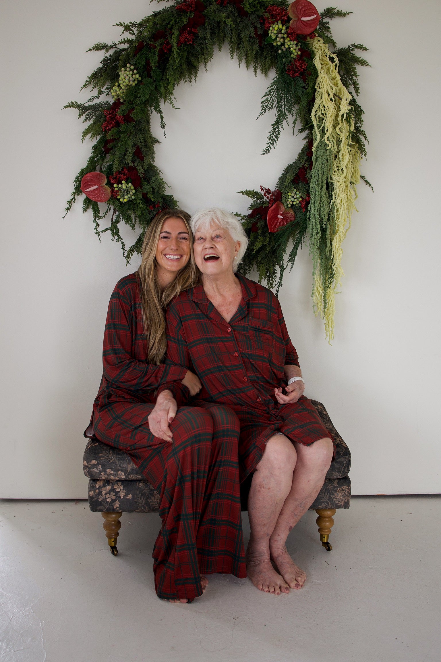 Christmas Plaid | Women's Bamboo Sleeping Dress