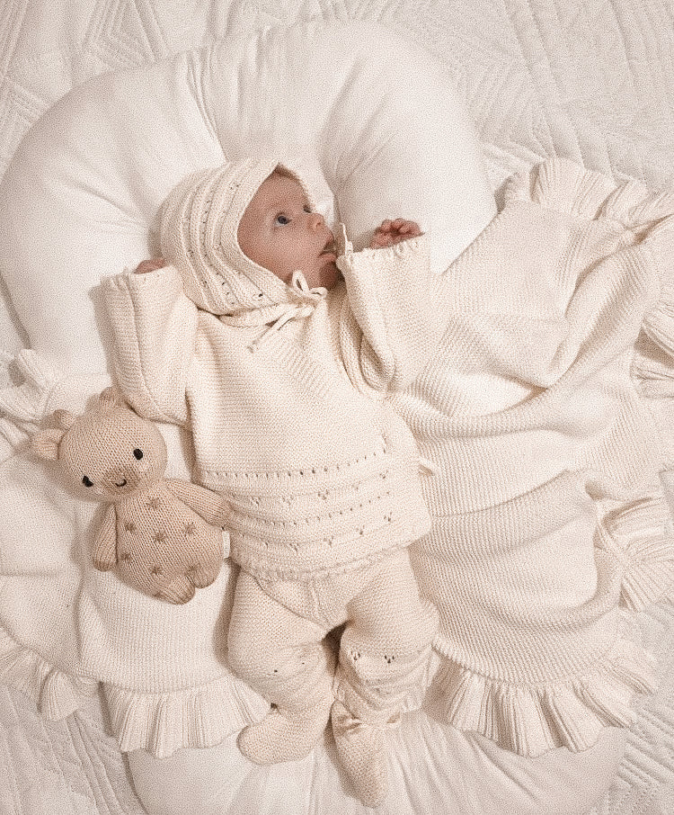 Bring Me Home Chunky Knit Bundle | Cream | Milk & Baby