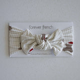 Santa Teddy | Bamboo Head Wrap |