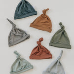 Rust Bamboo Newborn Knot Hat | Milk & Baby