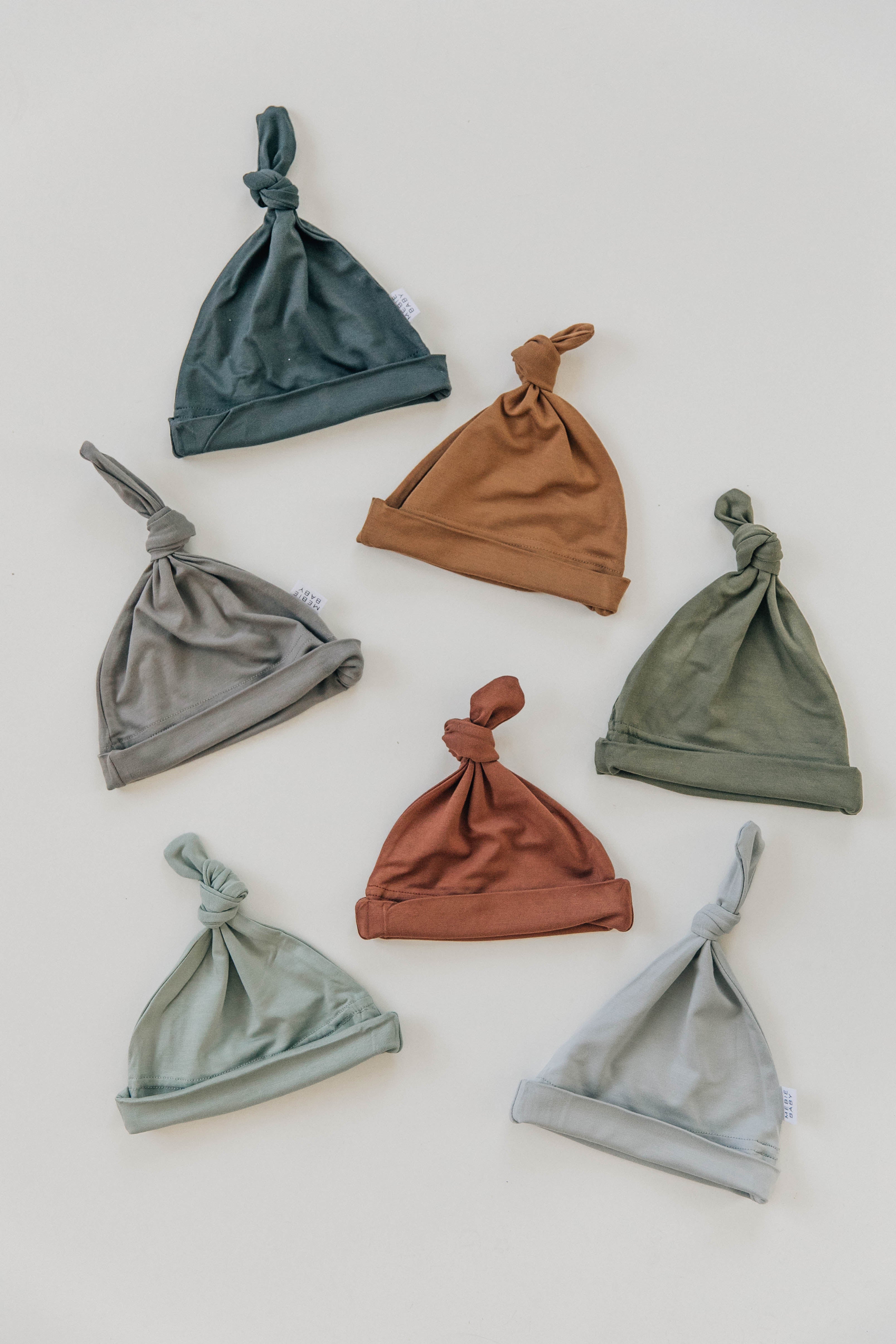 Rust Bamboo Newborn Knot Hat | Milk & Baby