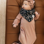 Dusty Rose Bamboo Knot Gown | Milk & Baby