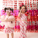 Dreamy Pink Checkers Dream Bow | Milk & Baby