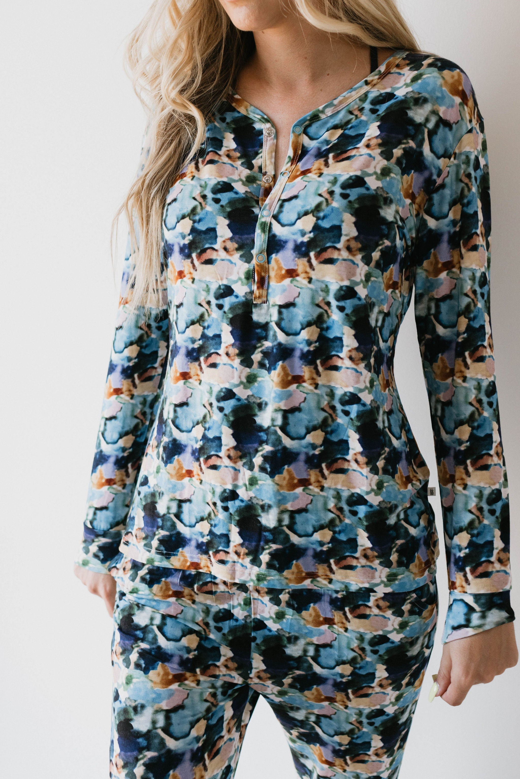 Charli Print | Women's Bamboo Pajamas | Milk & Baby