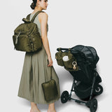 Caraa Baby Bag Large in Olive Nylon