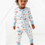 Desert Camper | Bamboo One Piece Zip Pajama | Milk & Baby