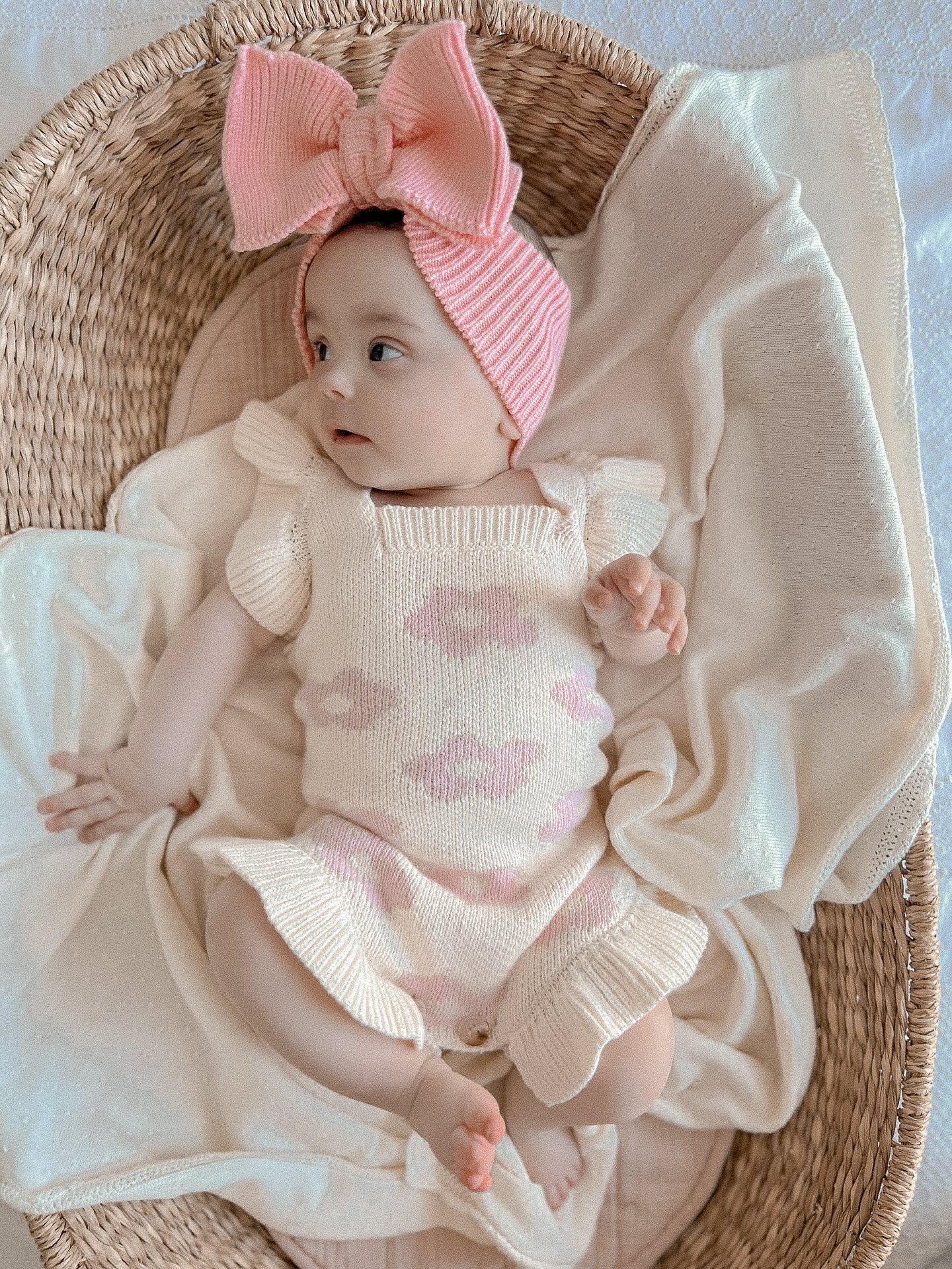 Luna + Luca Floral Frills Romper | Milk & Baby